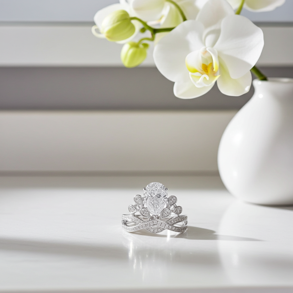 Anello Moissanite 2 Carati | Argento 925