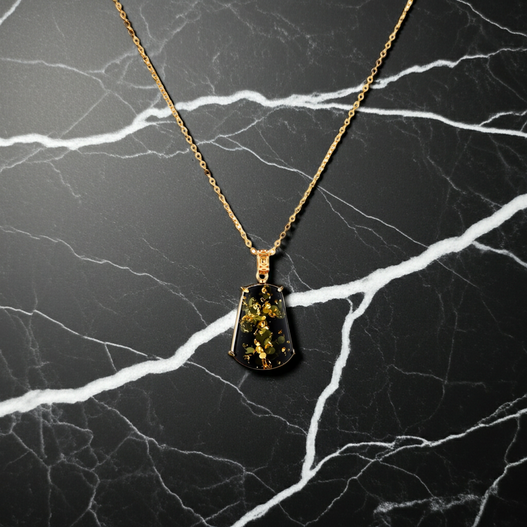 Forest Gold Amber Necklace