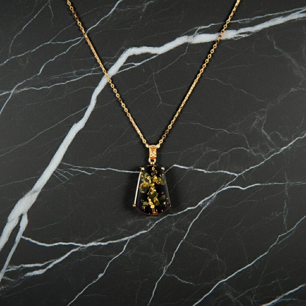 Forest Gold Amber Necklace