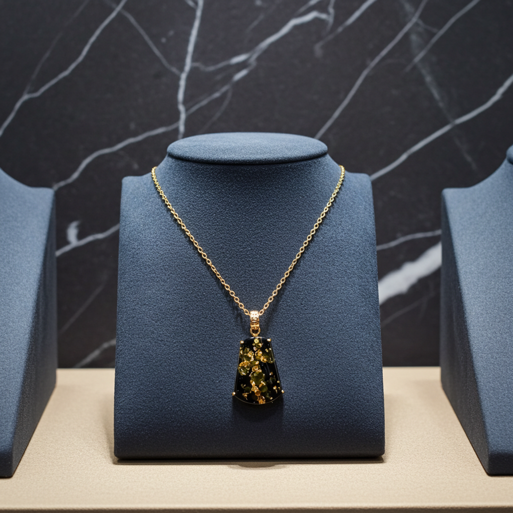 Forest Gold Amber Necklace
