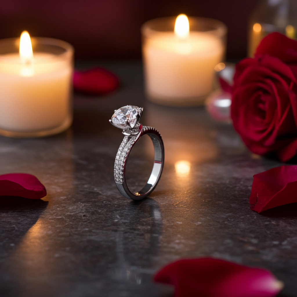 Moissanite Ring — 1 Carat | Argento 925