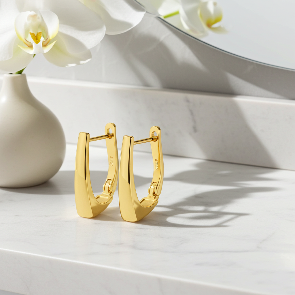 Golden Hour Huggie Earrings