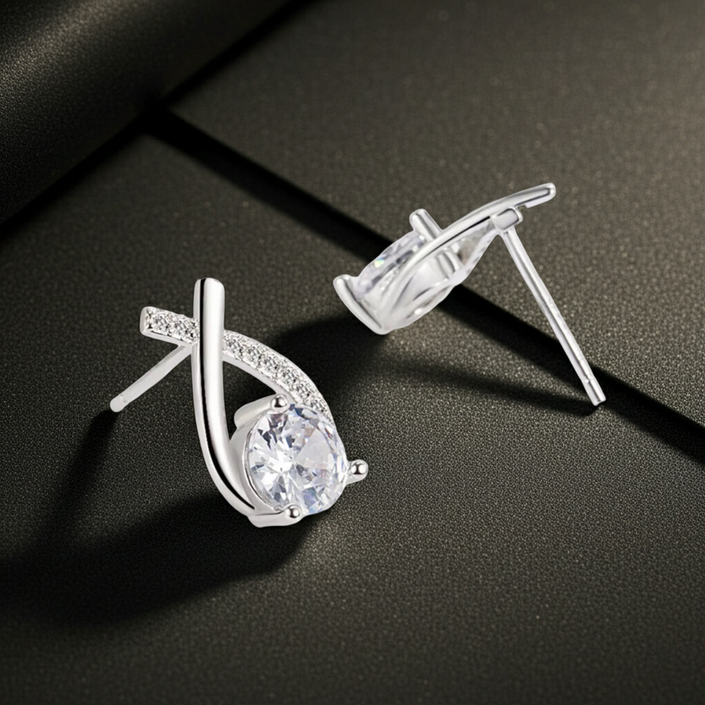 Orecchini Moissanite | 1 Carato VVS · Argento 925