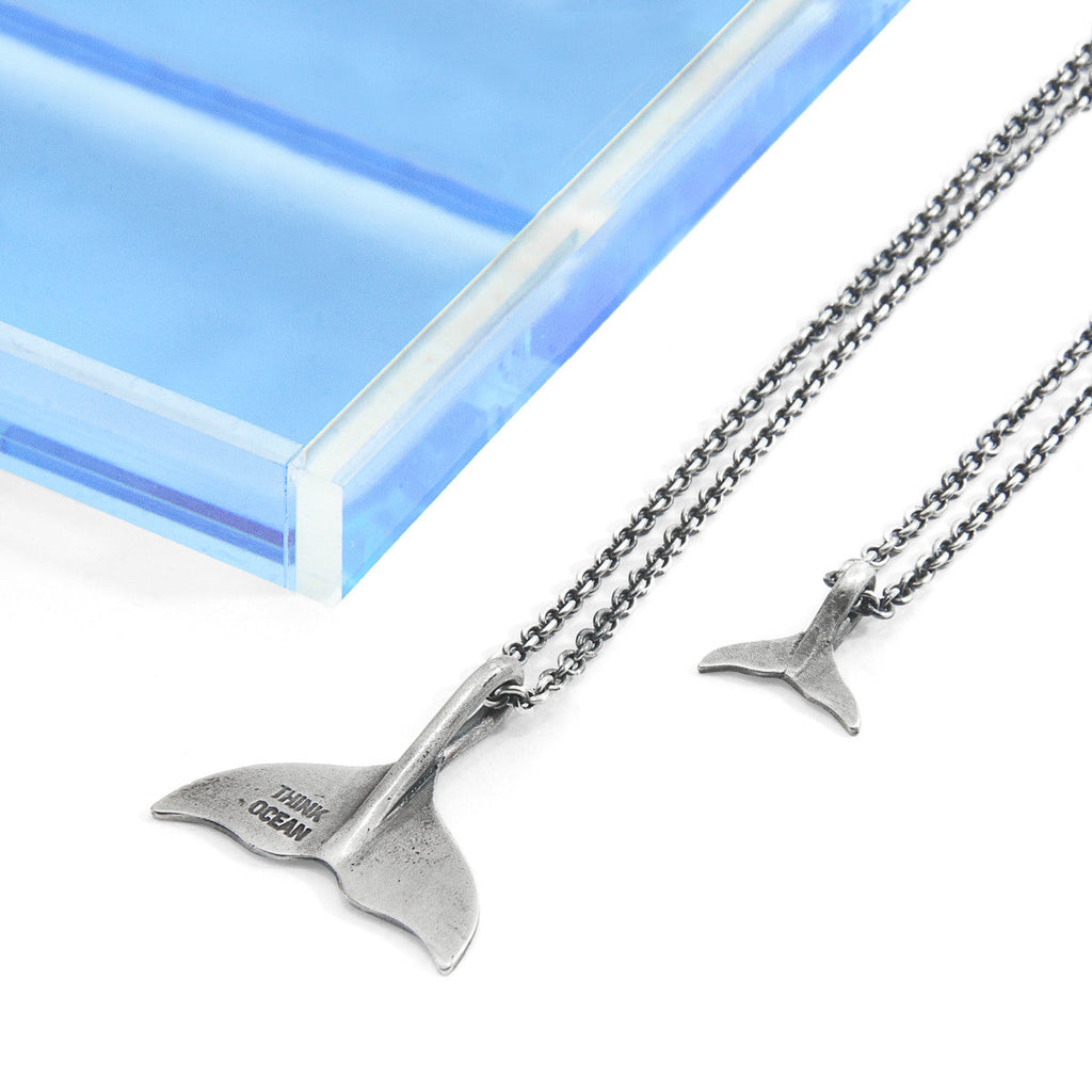 Collana Coda di Balena Think Ocea5 & Impatto Zen – Argento 92ro