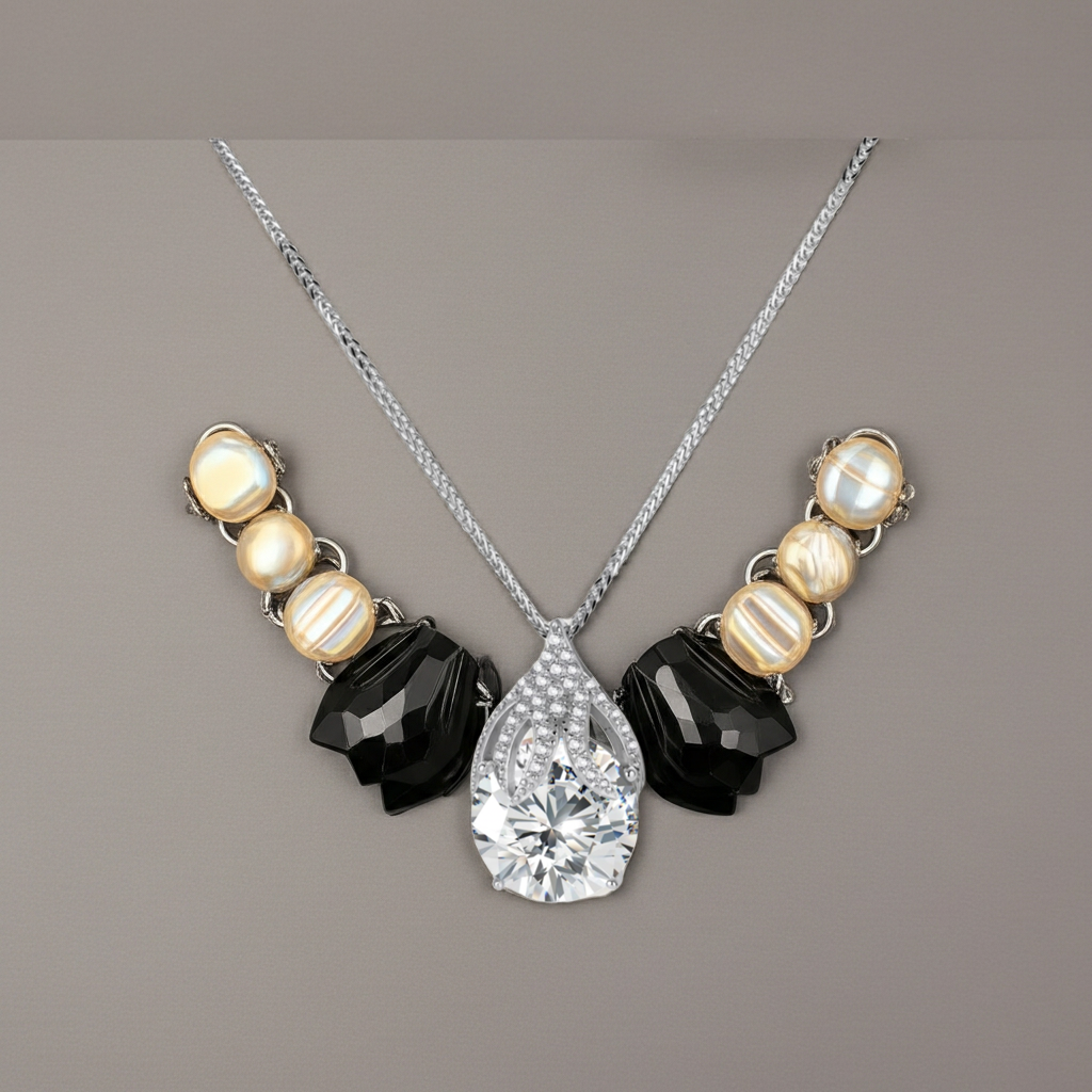 Collana Brillantezza Lacrima | Moissanite VVS1 5 Carati