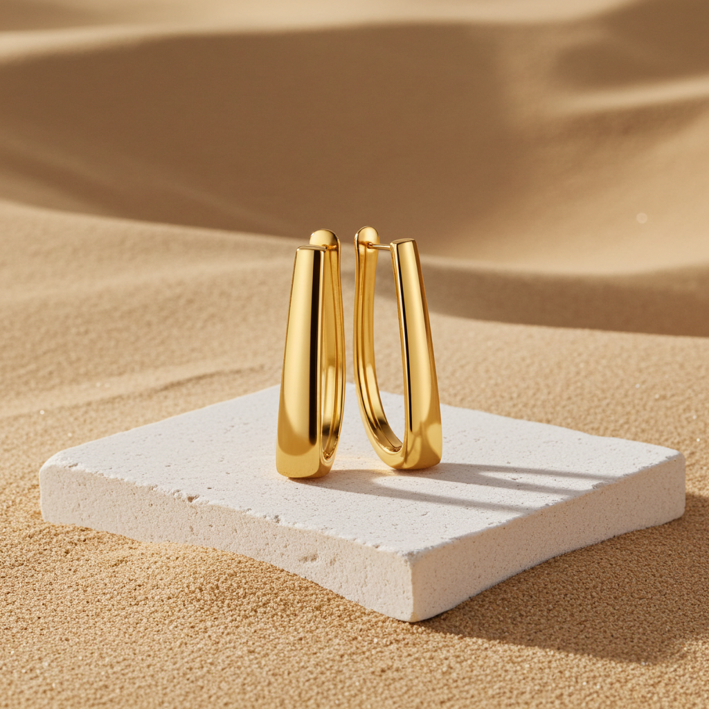 Golden Hour Huggie Earrings