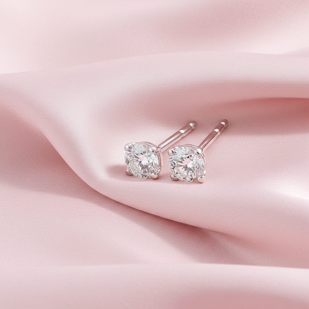 Orecchini Solitaire Diamante Lab-Grown 0.25 CTW — Oro 14K