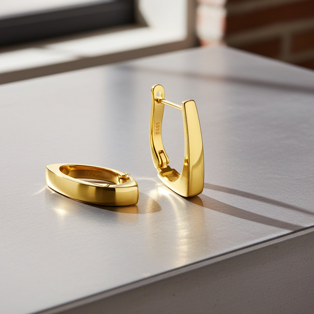 Golden Hour Huggie Earrings