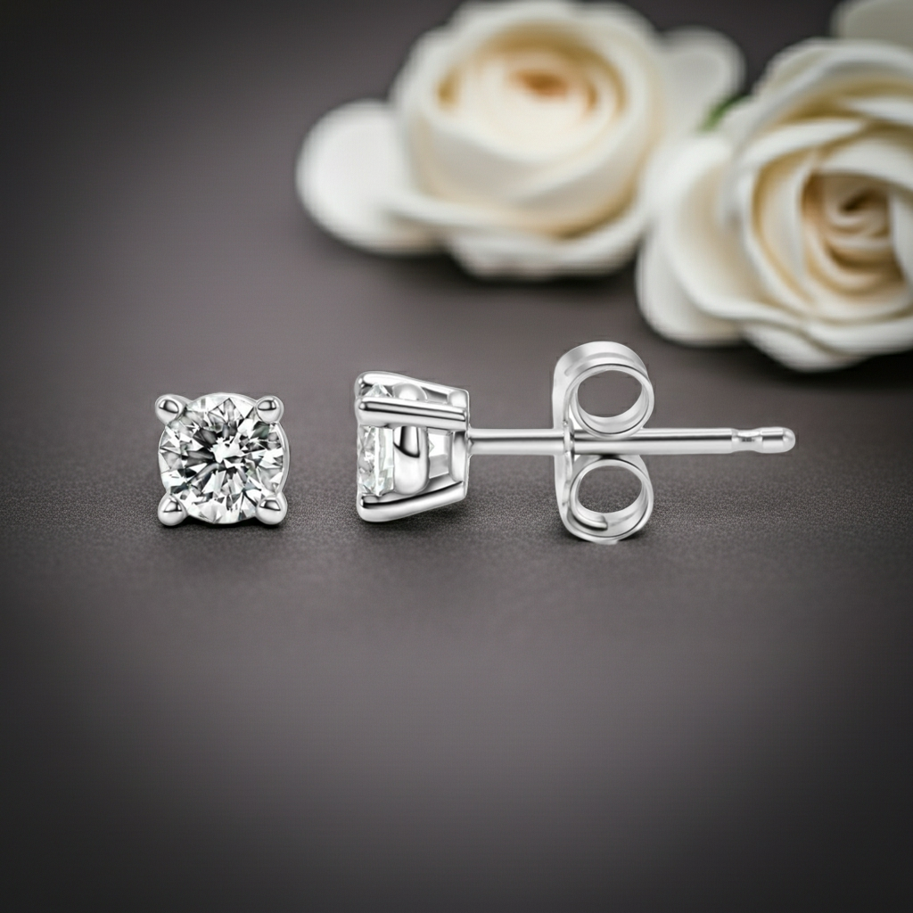 Orecchini Solitaire Diamante Lab-Grown 0.25 CTW — Oro 14K