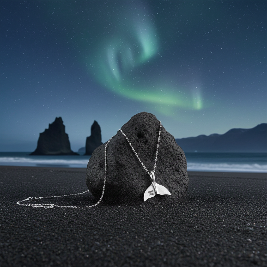 Collana Coda di Balena Think Ocea5 & Impatto Zen – Argento 92ro