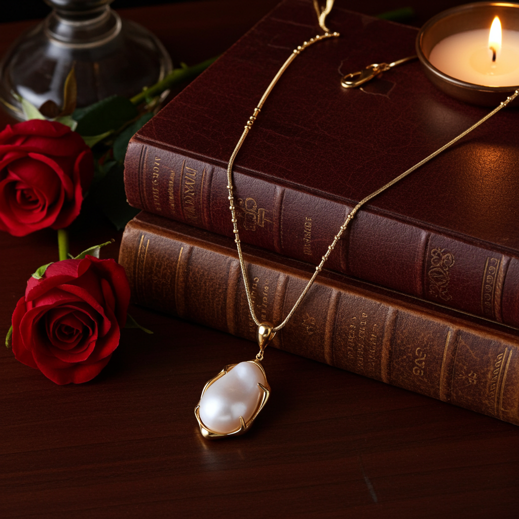 Baroque Pearl Pendant Necklace