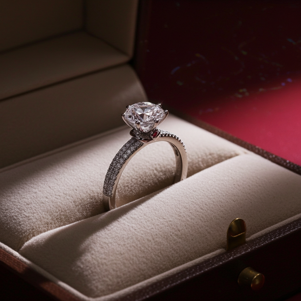Moissanite Ring — 1 Carat | Argento 925