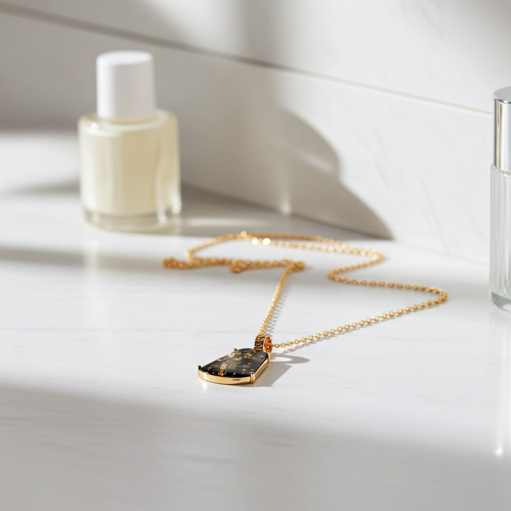 Forest Gold Amber Necklace