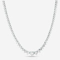 Collana Tennis Graduated Moissanite 15 CTW — Oro 14K