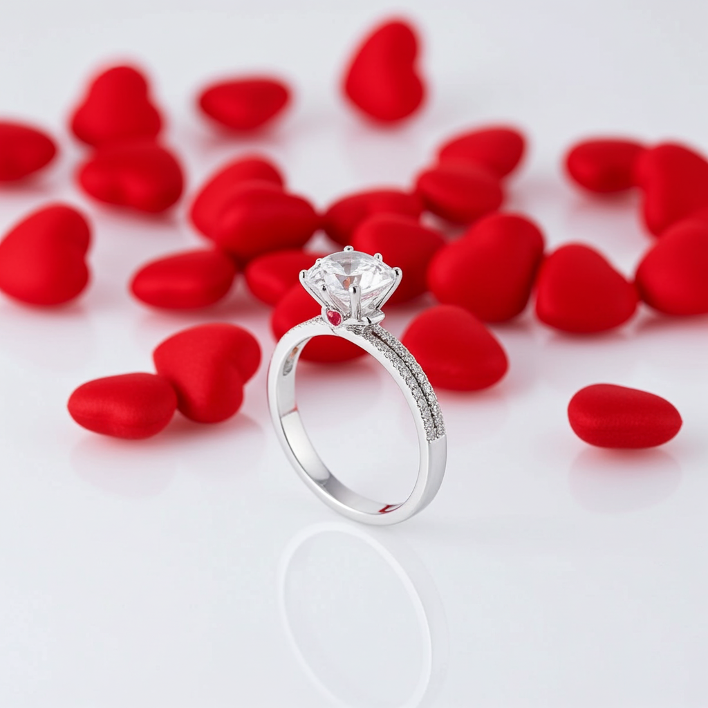 Moissanite Ring — 1 Carat | Argento 925