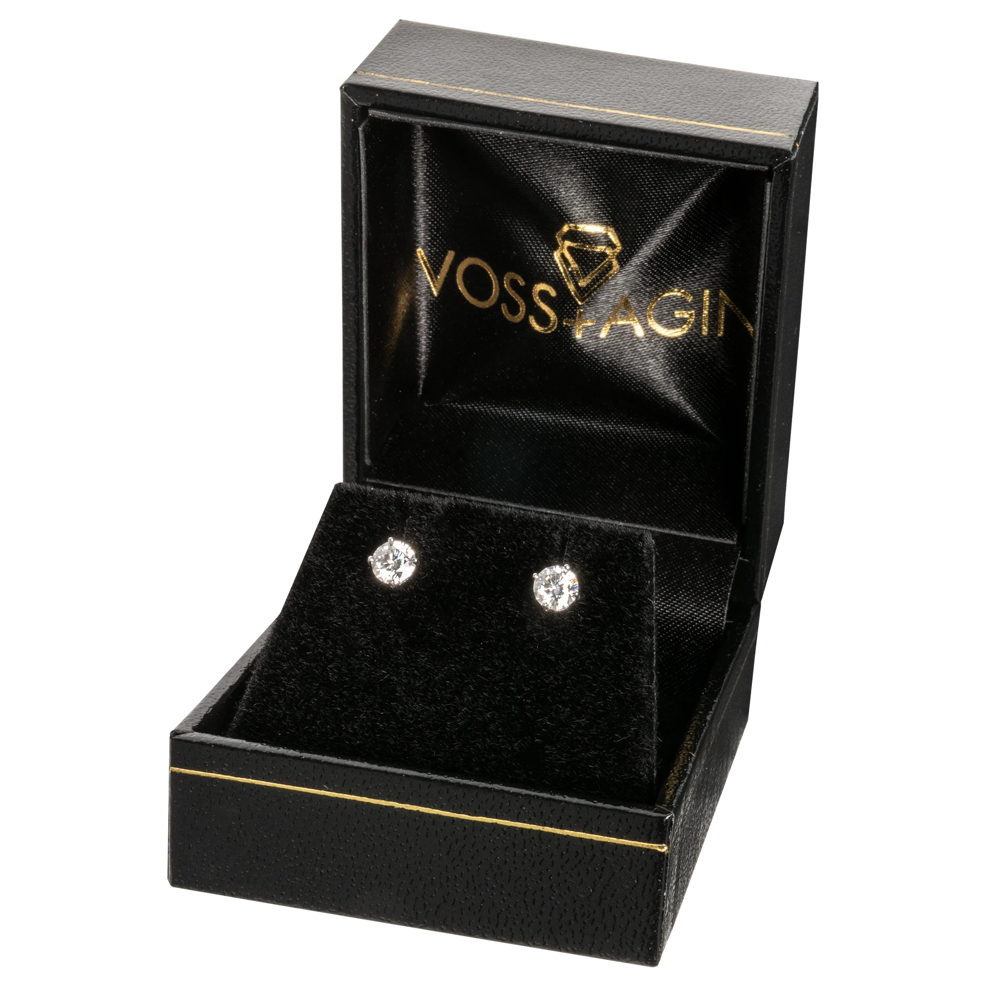 Orecchini Solitaire Diamante Lab-Grown 0.25 CTW — Oro 14K
