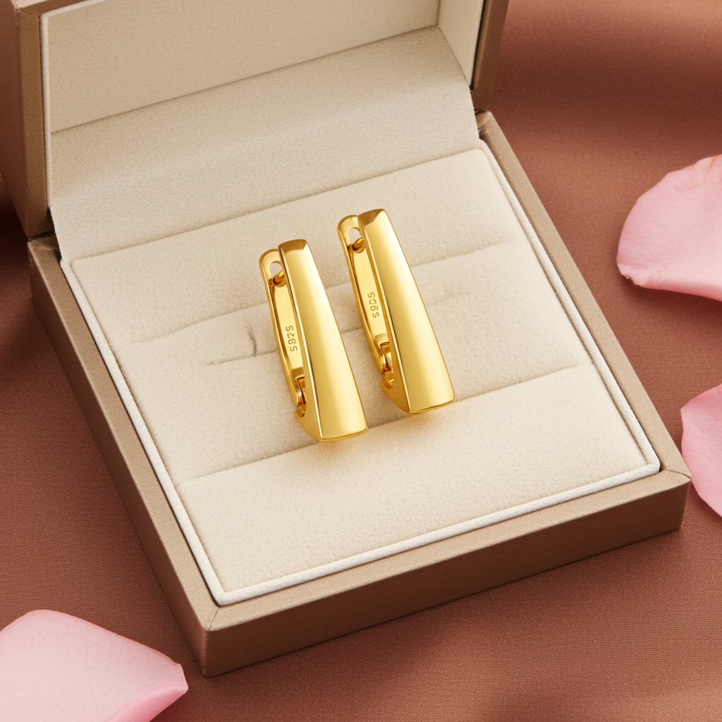 Golden Hour Huggie Earrings