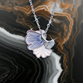 Ginkgo Leaf Pendant Necklace