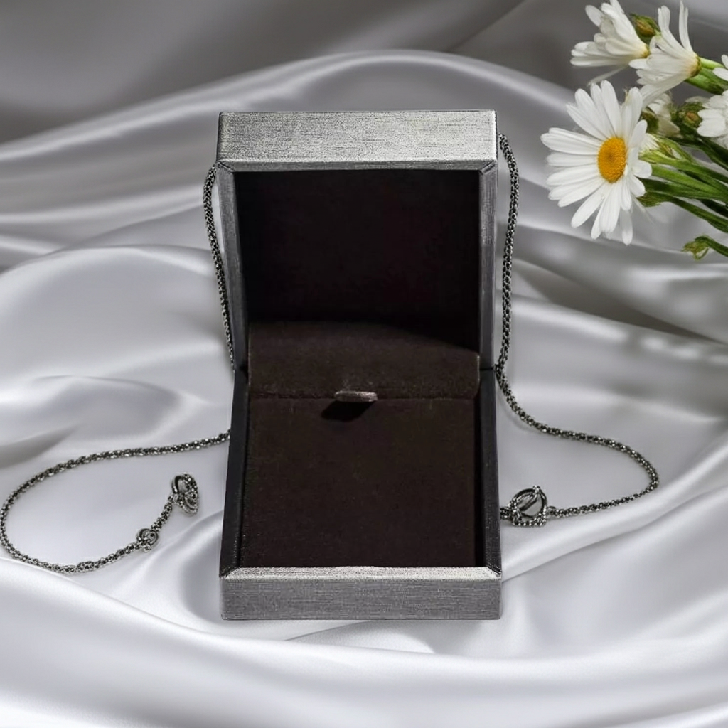 Moissanite Key Necklace — 1 Carat | Argento 925