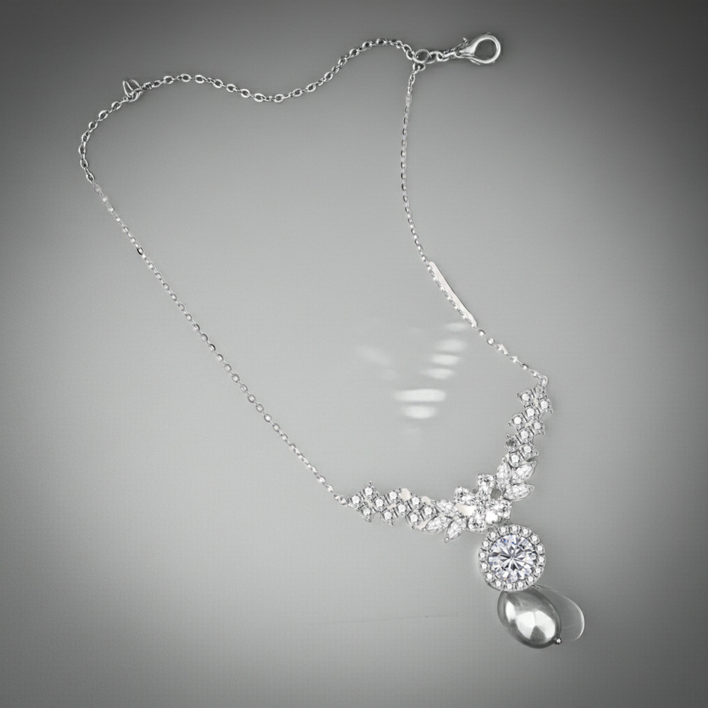 Collana Statement Ali Celesti — Moissanite VVS1 & Argento 925