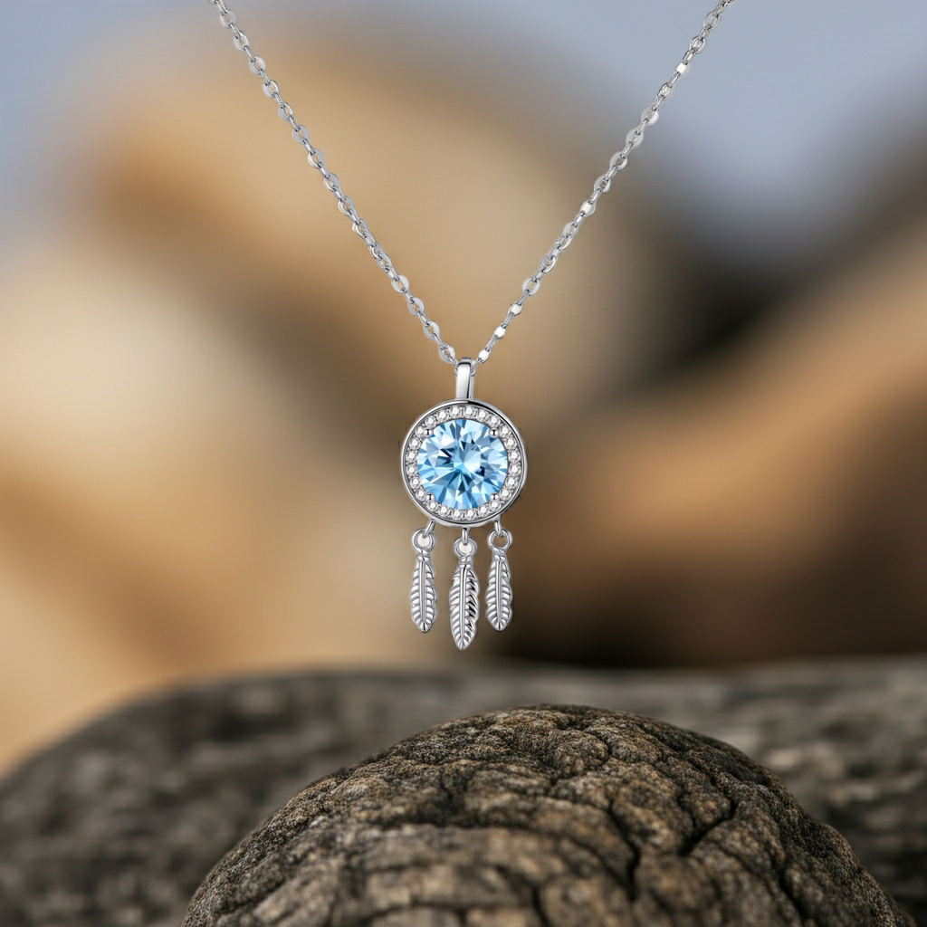 Collana Spirito Acchiappasogni | Moissanite VVS1 1 Carato
