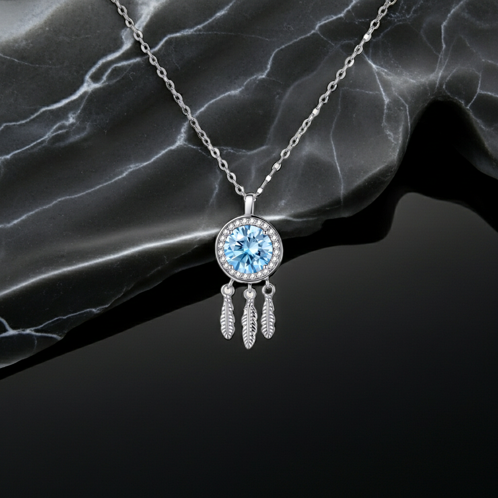 Collana Spirito Acchiappasogni | Moissanite VVS1 1 Carato