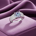 Anello Potere Prisma | Moissanite VVS1 2 Carati