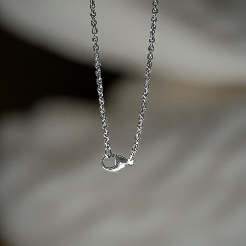 Collana Coda di Balena Think Ocea5 & Impatto Zen – Argento 92ro